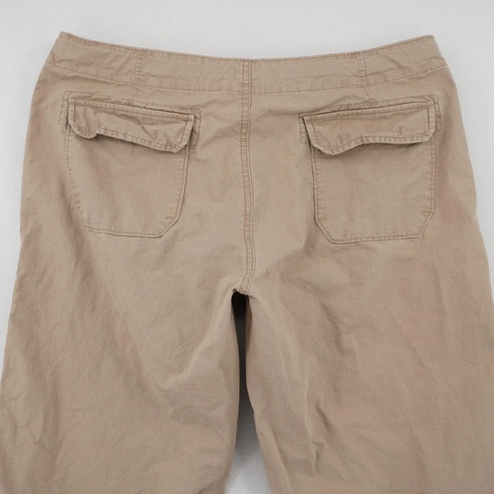 Gap Drawstring Ripstop Pants Mens XL‎ Beige Relaxed Casual Utility